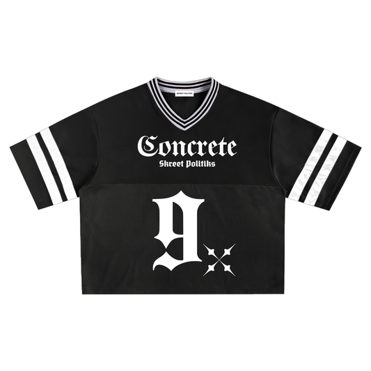 Taped Mesh Boxy T-shirt